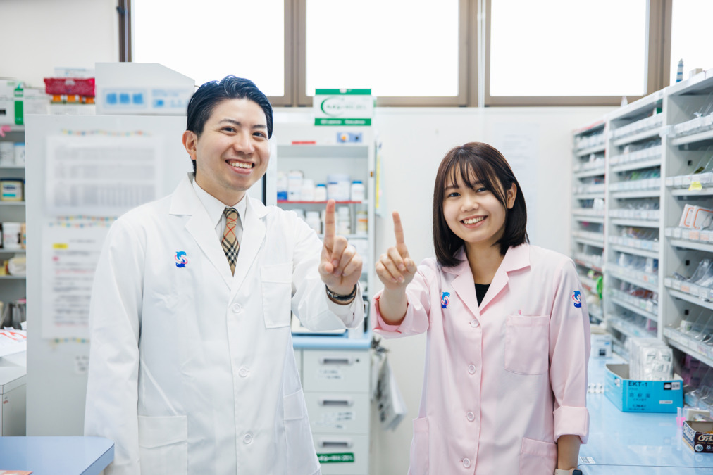 すこやか薬局美里店（調剤事務の求人）の写真2枚目：プロフェッショナルとして成長できる環境で、やりがいのある仕事を