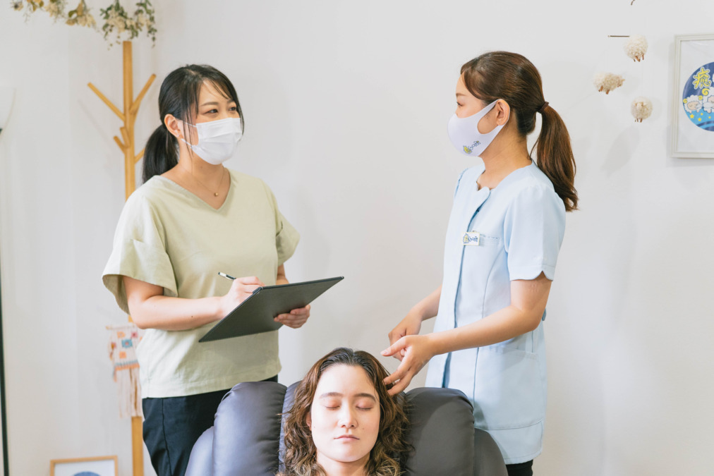 ドライヘッドスパ専門店癒し〜ぷ高知帯屋町店 別館(エステティシャン/セラピストの求人)の写真4枚目: