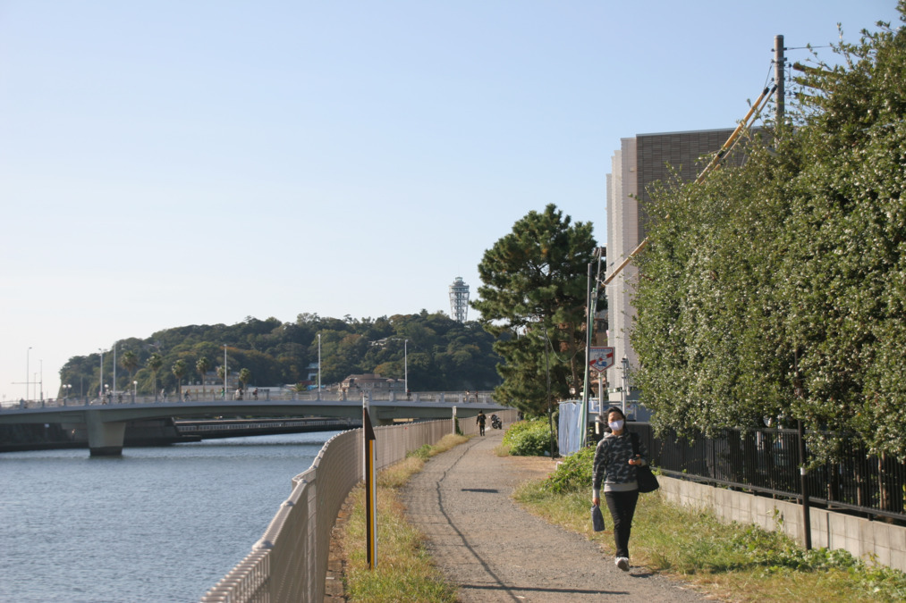 デイサービス縁カナーデ片瀬海岸の写真2枚目:藤沢市片瀬海岸にあり、事業所のすぐそばに相模湾が広がっています