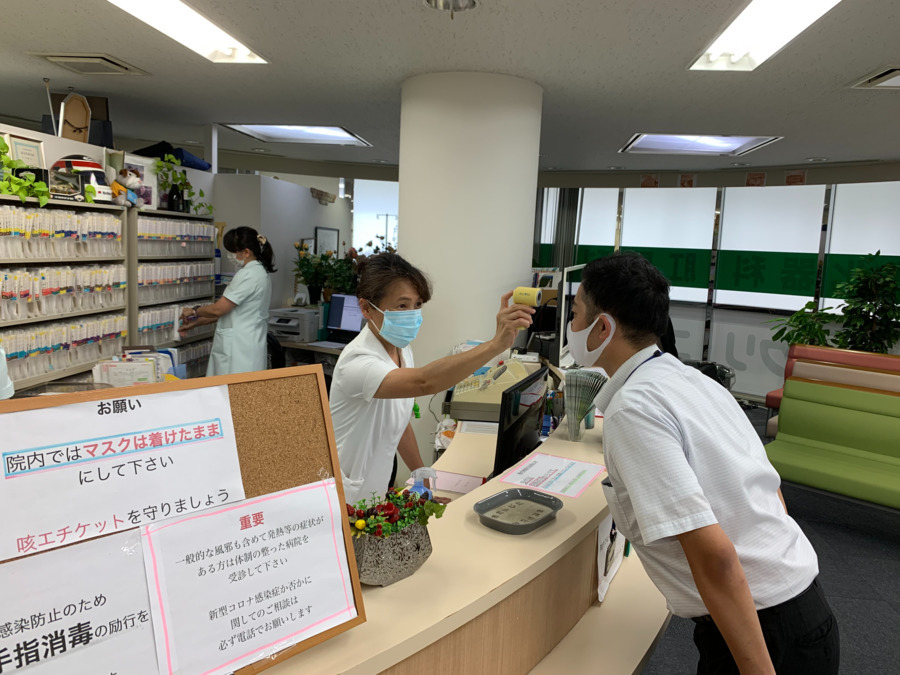 なかにしクリニック（医療事務/受付の求人）の写真5枚目：新型コロナウイルス対策を徹底しております
