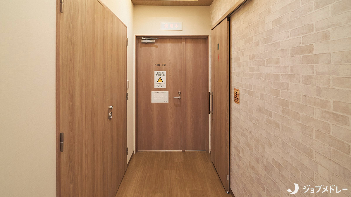 蒲田駅前内科・泌尿器科・皮膚科クリニック【2024年08月オープン】（診療放射線技師の求人）の写真11枚目：クリニックの奥にあるX線CT室です