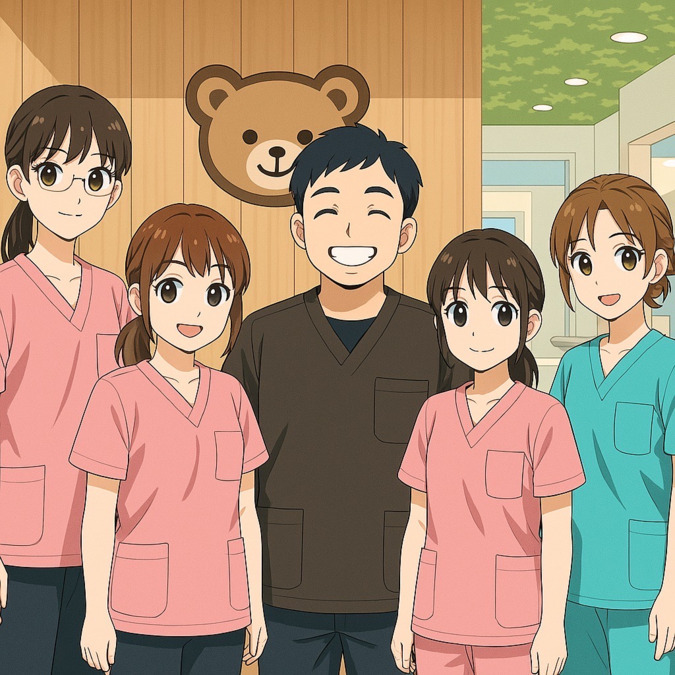 印西森のはいしゃさん(歯科衛生士の求人)の写真3枚目:アニメーションで作ってみました。