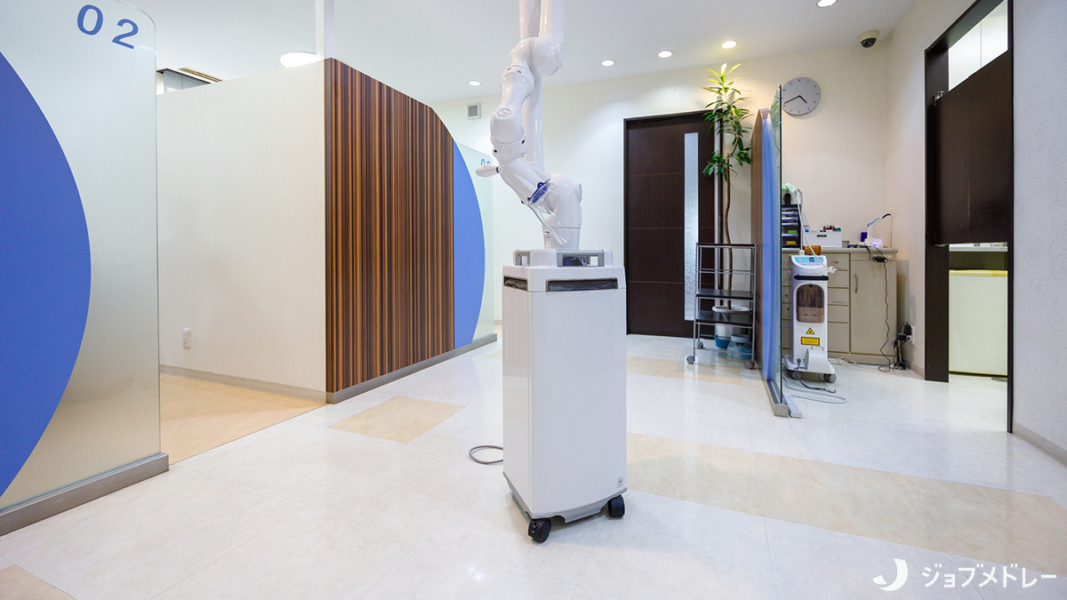 なかのべ歯科医院(歯科医師の求人)の写真17枚目:感染症対策のために設備を整えています