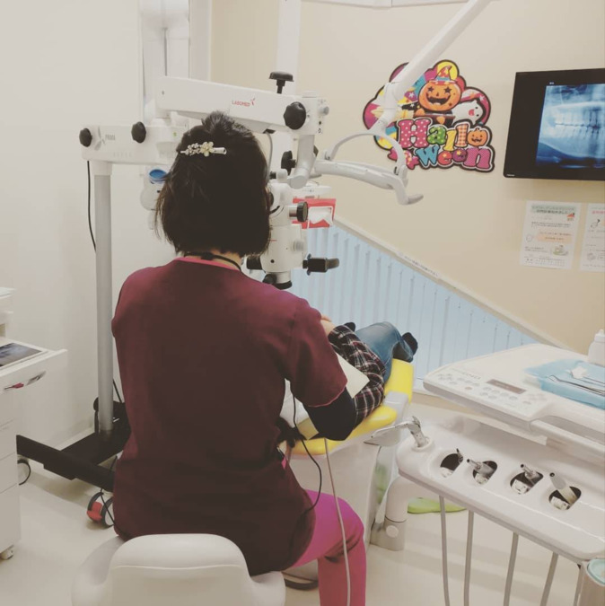 ながはしデンタルクリニック（歯科衛生士の求人）の写真6枚目：DHもマイクロスコープを使用して診療!(^^)!