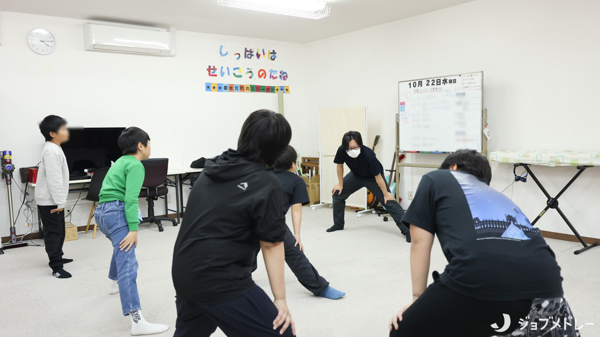 児童発達支援・放課後等デイサービス　グラン・シード菊水ルーム（保育士の求人）の写真5枚目：療育の様子です