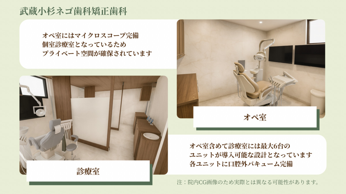 武蔵小杉ネゴ歯科矯正歯科【2025年11月01日オープン予定】（歯科助手の求人）の写真2枚目：