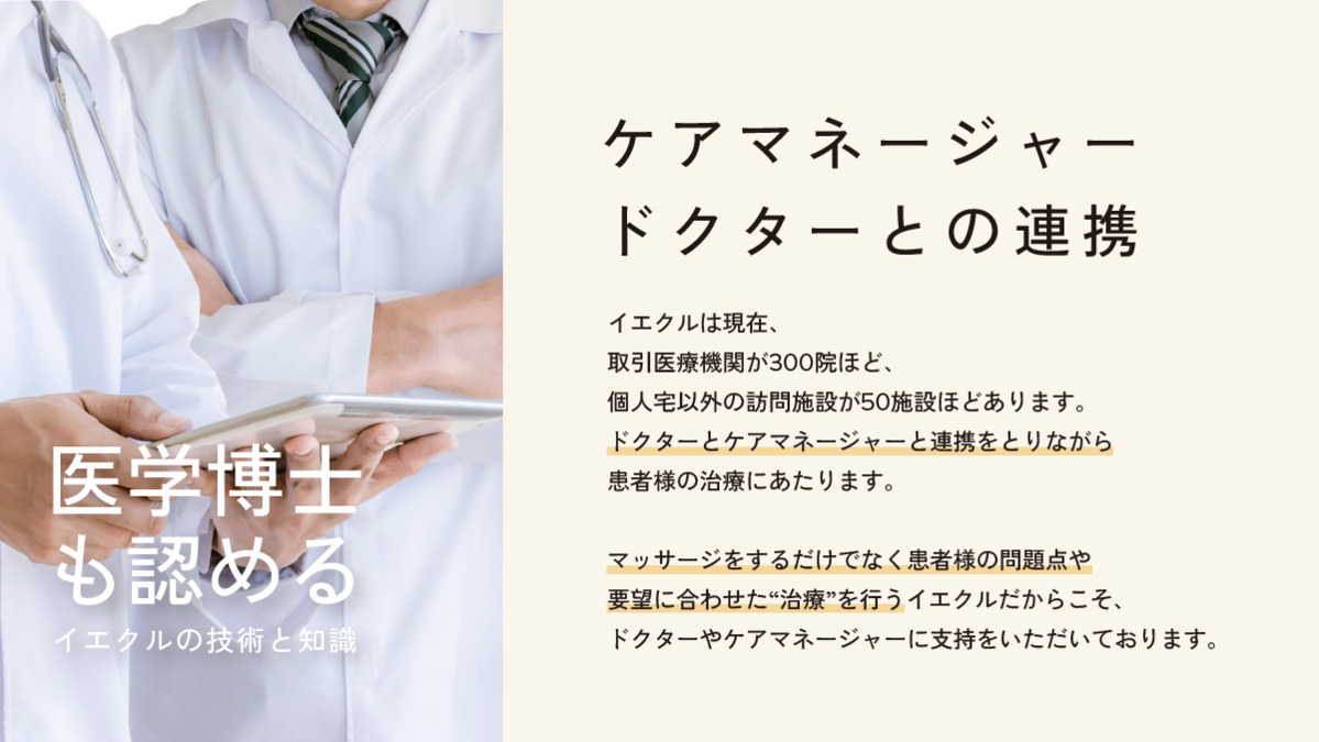 イエクルマッサージ世田谷営業所の写真4枚目：