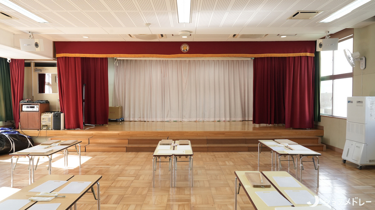 認定こども園　手賀の丘幼稚園・保育園（保育士の求人）の写真18枚目：本館にあるホールです