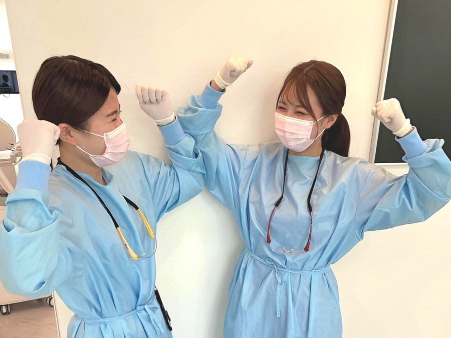 名古屋歯科 瑞穂本院（歯科衛生士の求人）の写真2枚目：当院に在籍しているスタッフは皆まじめで優しいのでご安心ください。