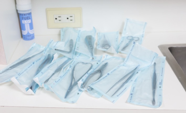 ヒカリクリニックの写真4枚目：使用する器具はすべて滅菌しており、衛生管理を徹底しています