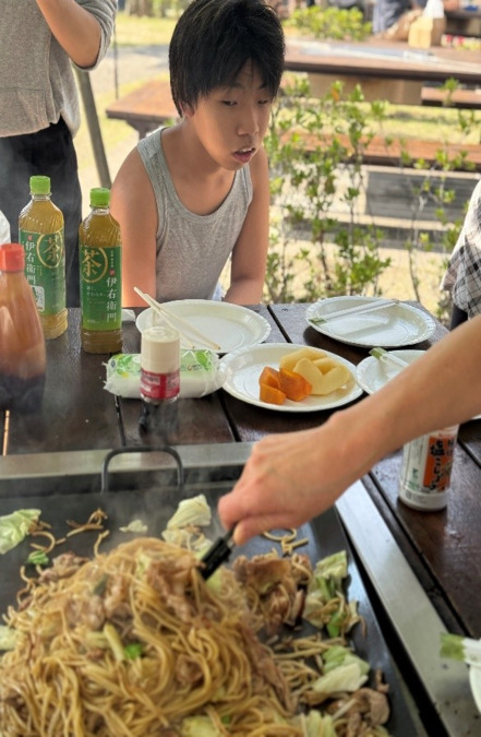 ヘルパーステーション　いずみ（介護職/ヘルパーの求人）の写真6枚目：バーベキューをしました。