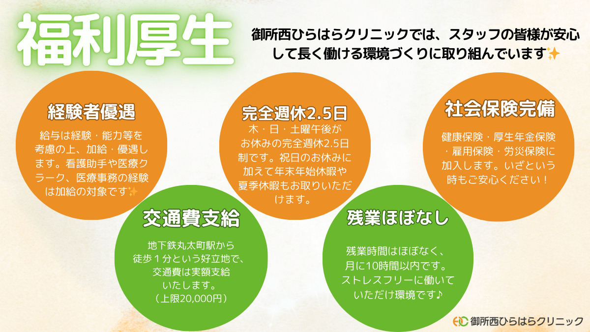 御所西ひらはらクリニック（医療事務/受付の求人）の写真2枚目：
