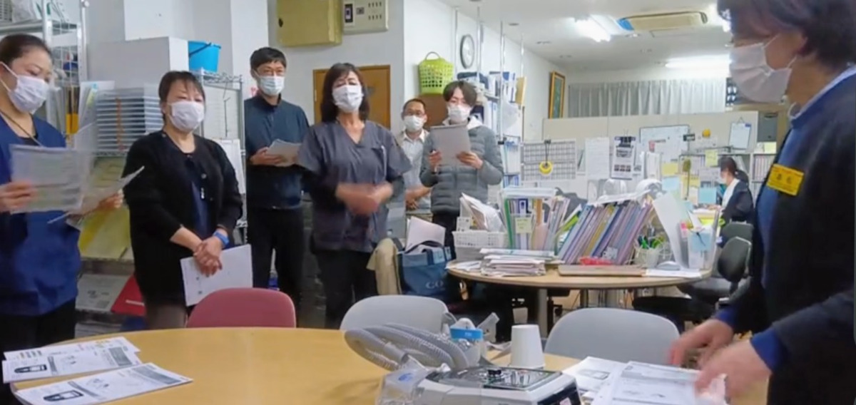 訪問看護ステーションけやきの木（看護師/准看護師の求人）の写真3枚目：定期的に社内での研修を行なっています。