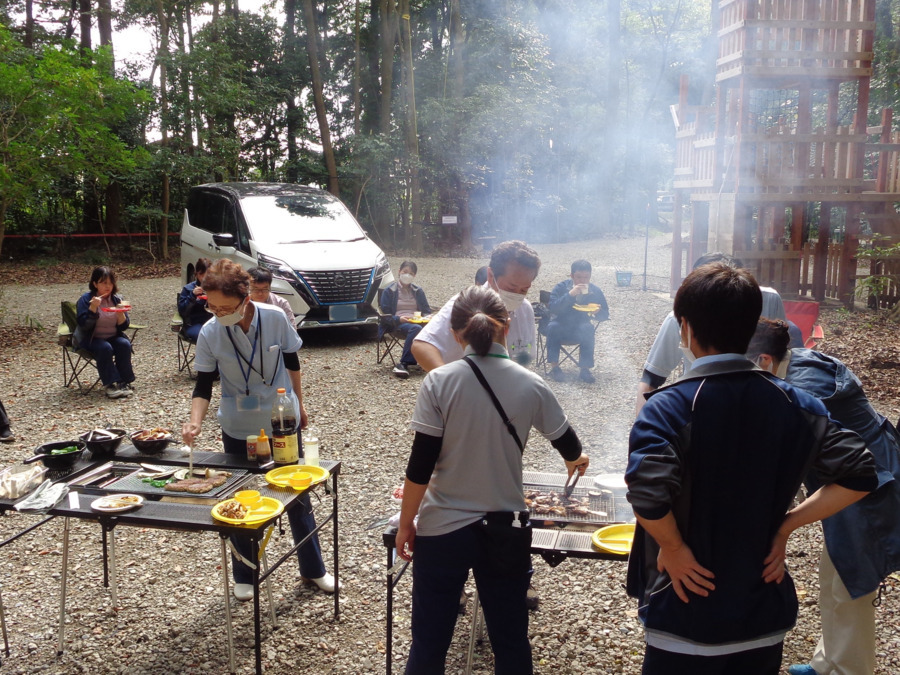 特別養護老人ホーム　ユーカリゆうとの杜の写真3枚目：BBQランチも定期的に実施してます