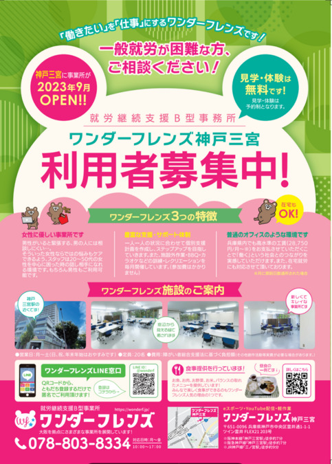 ワンダーフレンズ神戸三宮の写真3枚目：メンバーさん募集案内です！