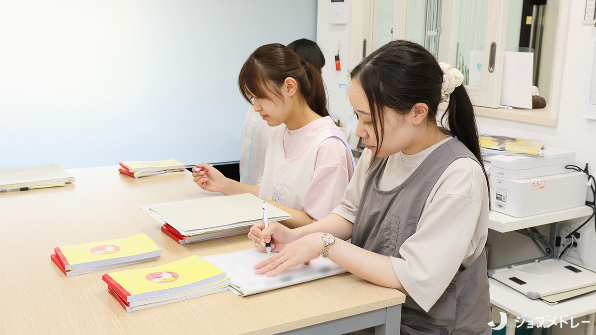 エンジェルキッズ竜美丘園の写真14枚目：メリハリのある働き方ができるよう、業務の効率化を進めています◎