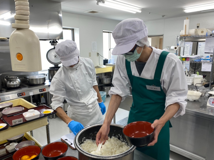 株式会社ロワール サービス付き高齢者向け住宅えがおの里内の厨房(管理栄養士/栄養士の求人)の写真4枚目: