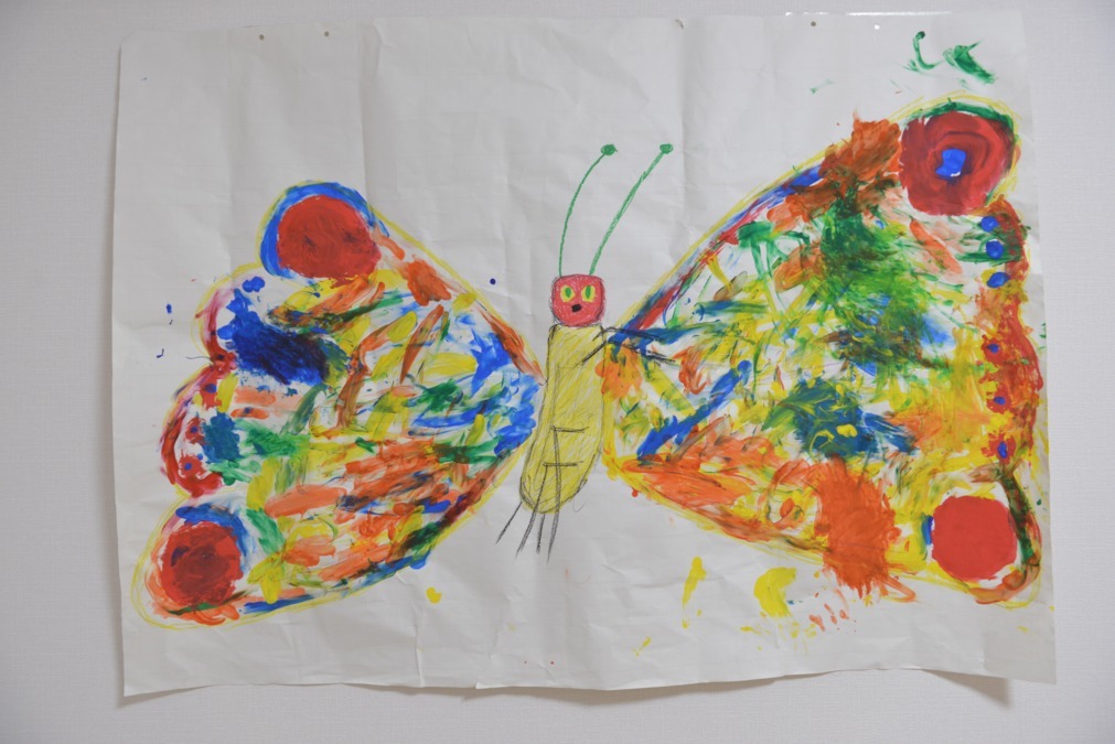 このえ西亀有保育園の写真22枚目：年長組の作品。子どもの”こころ”と”からだ””けいけん”を大切に保育しています