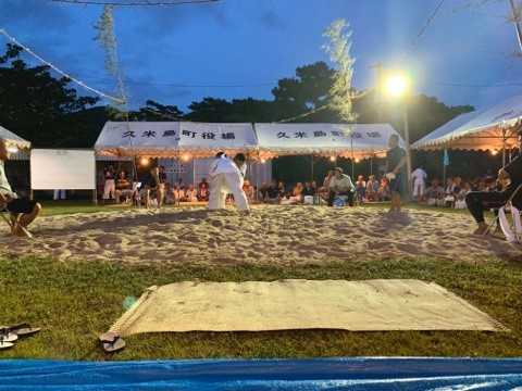 久米島の相撲大会