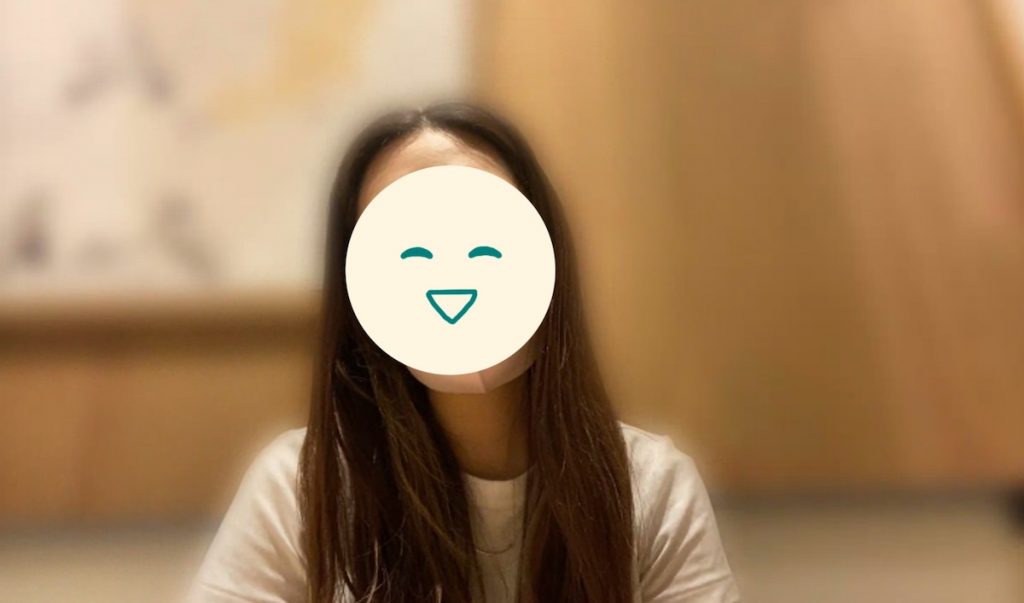 看護師5年目Mさんの取材中カット