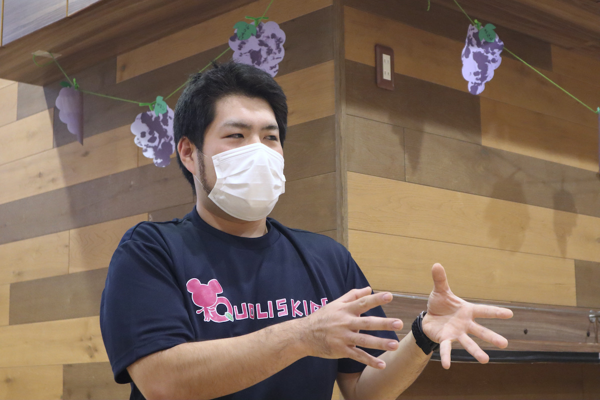 クオリスキッズ 先輩保育士のインタビューカット