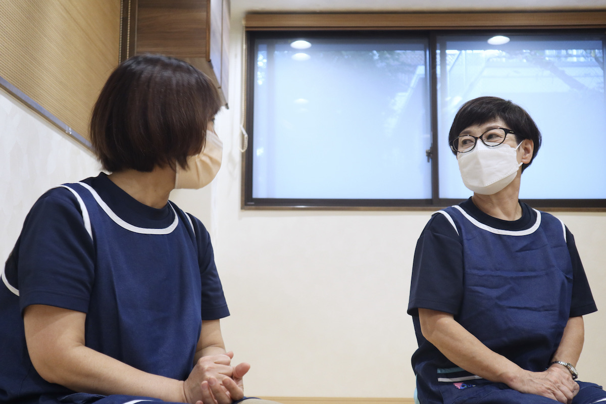 クオリスキッズ 先輩保育士のインタビューカット