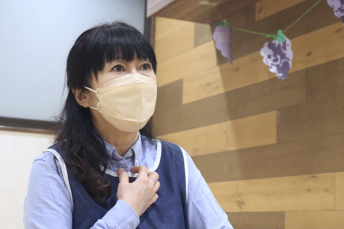 クオリスキッズ 園長先生のインタビューカット