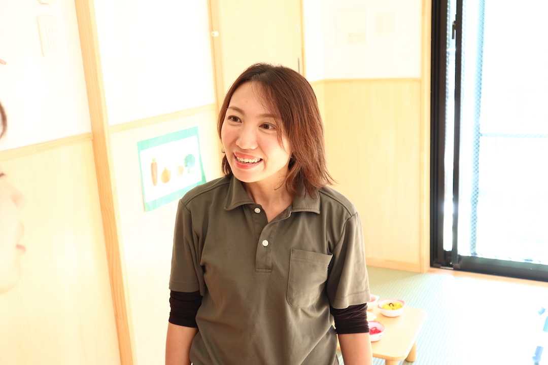 中里どろんこ保育園 主任の小川さん